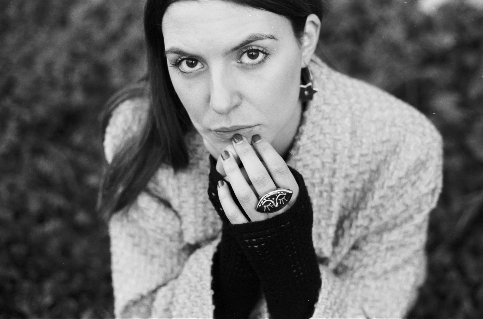 Vivienne - Ceramic Art — Black & White — photograph 4